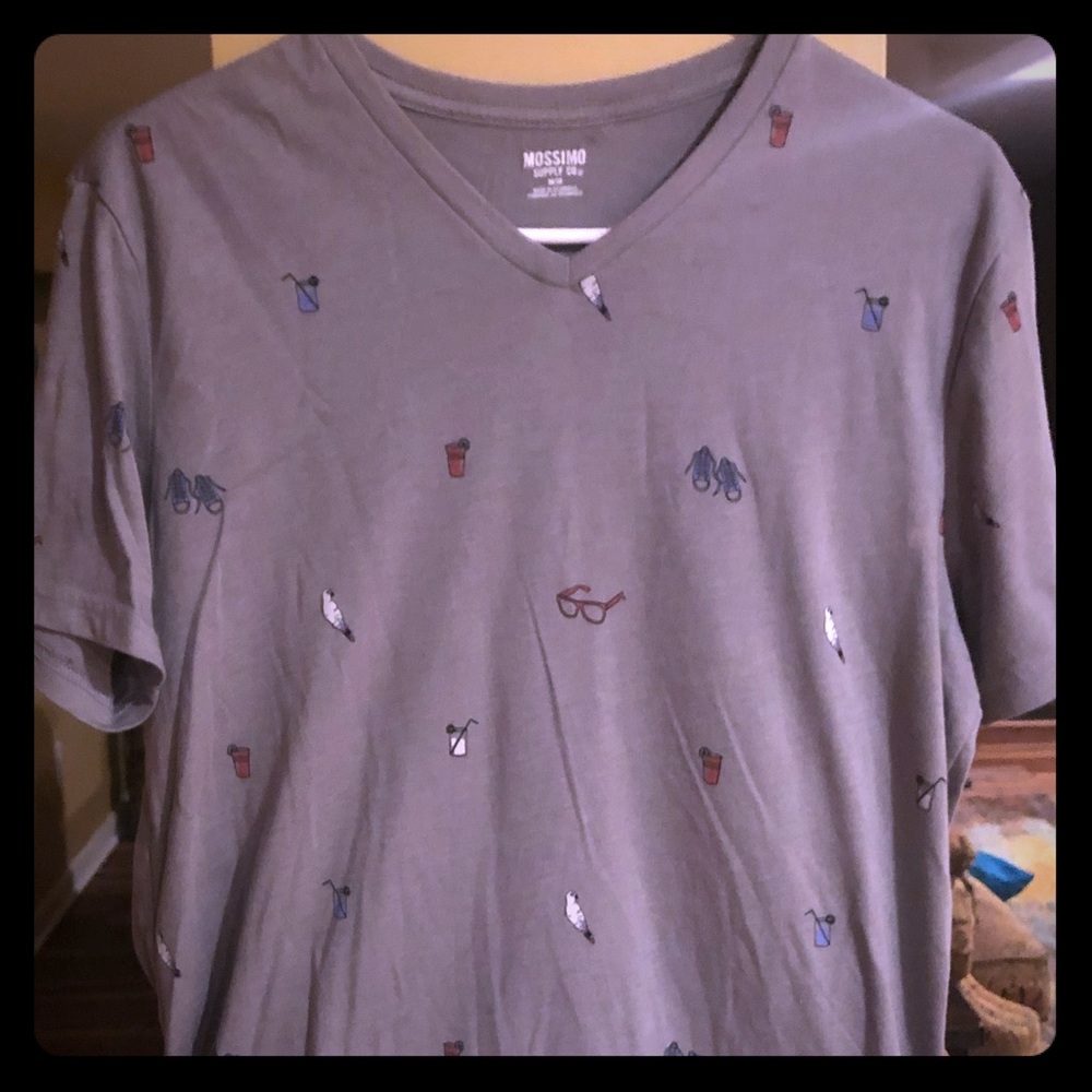 Mossimo Fun Summer V-Neck Shirt